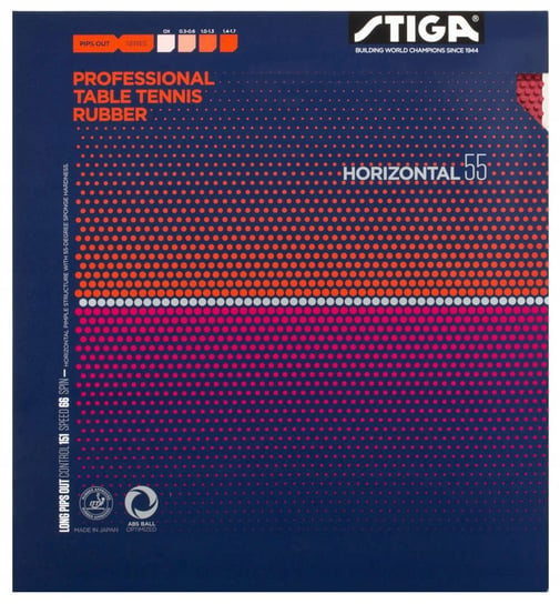 Okładzina STIGA HORIZONTAL 55 ,1,0-1,3 mm czerwona Stiga