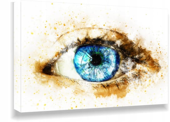 Oko Kobieta Oczy Obraz na płótnie CANVAS 120x80cm /inna NaklejkiOzdobne