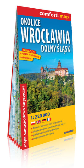 Okolice Wrocławia. Dolny Śląsk. Mapa turystyczna 1:200 000 Opracowanie zbiorowe