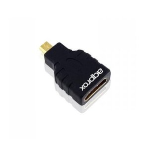 Około (ok. 19) konwertera HDMI na Micro HDMI, czarny Konik