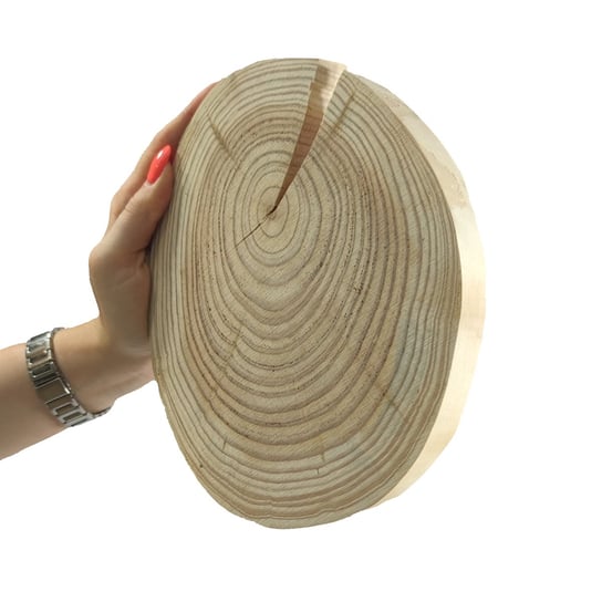Okorowany Plaster Modrzewia 15-20 Cm Gr. 2,5 Cm Szlifowany Drewno Modrzewiowe Naturalny Surowy / Wamar-Sosenka Inna marka