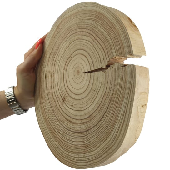Okorowany Plaster Modrzewia 20-25 Cm Gr. 2,5 Cm Szlifowany Drewno Modrzewiowe Naturalny Surowy / Wamar-Sosenka Inna marka