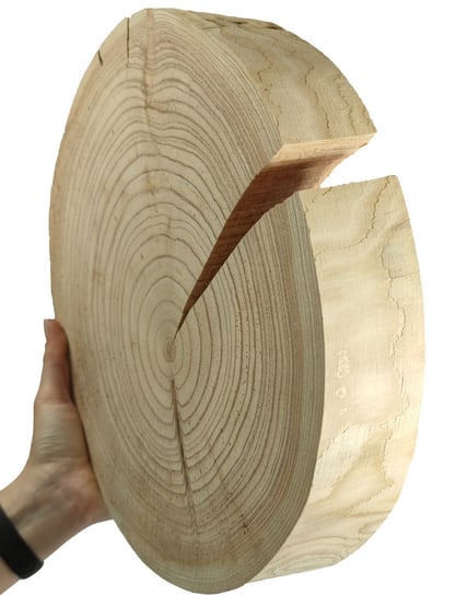 Okorowany Plaster Modrzewia 30-35 Cm Gr. 5 Cm Szlifowany Drewno Modrzewiowe Naturalny Surowy / Wamar-Sosenka Inna marka