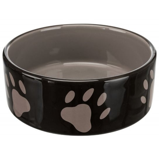 Okrągła miska ceramiczna dla psa TRIXIE, czarna, 800 ml Trixie