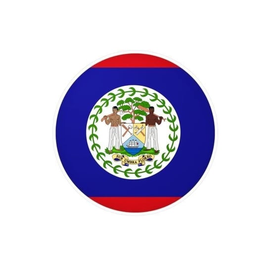 Okrągła naklejka Flaga Belize 2 cm po 1000 sztuk Inny producent (majster PL)
