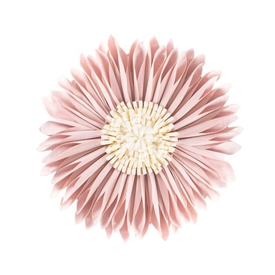Okrągła poszewka na poduszkę - chryzantema, różowa 45cm Hedo