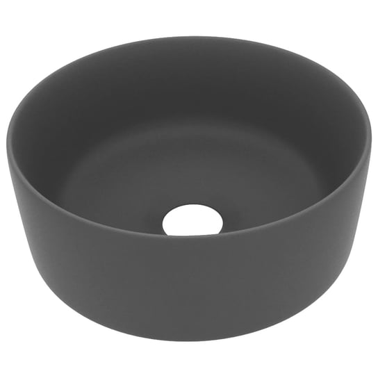 Okrągła umywalka ceramiczna 400x400x150mm, ciemnos / AAALOE Inna marka