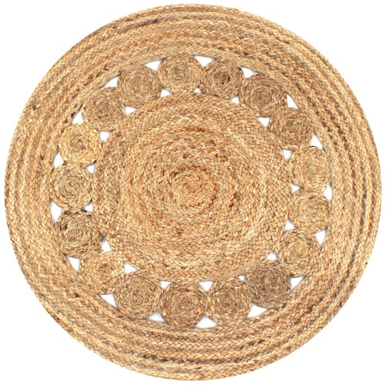 Okrągły dywan z juty vidaXL, 90 cm vidaXL