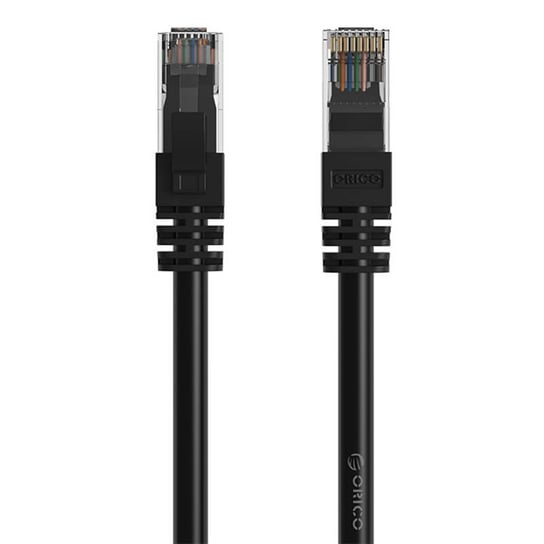 Okrągły kabel sieciowy Ethernet Orico, RJ45, Cat.6, 15m (czarny) Orico