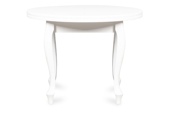Okrągły stół rozkładany glamour biały ALTIS Konsimo