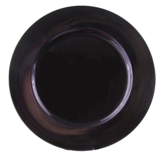 Okrągły talerz DUWEN Samaf, fioletowy, 32 cm Duwen