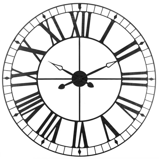 Okrągły zegar ścienny ATMOSPHERA, czarny, 88 cm Atmosphera Créateur d'intérieur