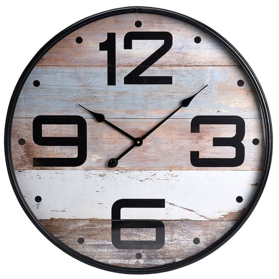Okrągły zegar ścienny SEGNALE, brązowy, 68 cm Segnale