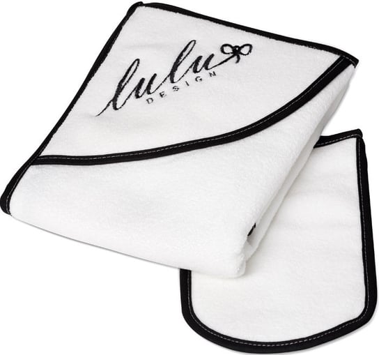 Okrycie Kąpielowe Ręcznik Z Kapturkiem +Myjka Lulu Lulu Design