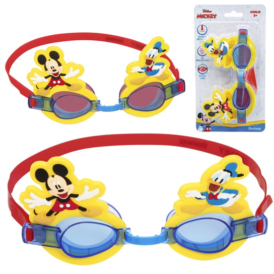 Okularki Do Pływania Nurkowania Dla Dzieci Bestway Mickey Deluxe Disney Bestway