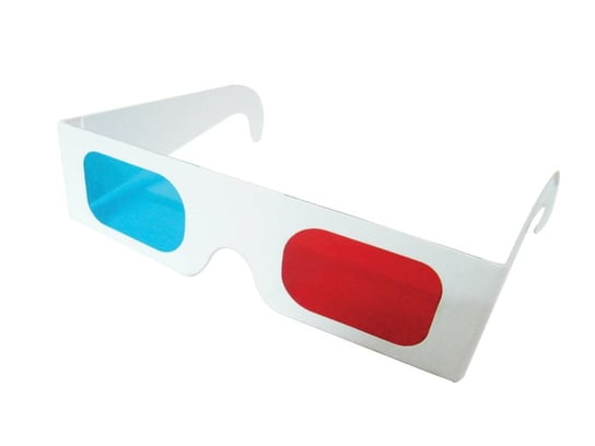 Okulary 3D (Czerwone/Niebieskie) [Ilość: 1 Szt] Inna marka