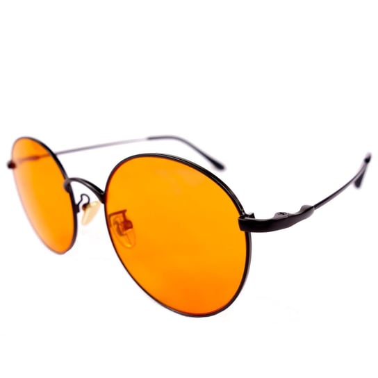 Okulary Blokujące Światło Niebieskie - Black Orange NoBlue | Okulary Do Komputera Inny producent