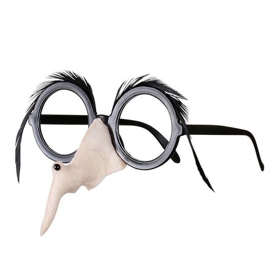 Okulary czarownicy z nosem, rozmiar uniwersalny Winmann