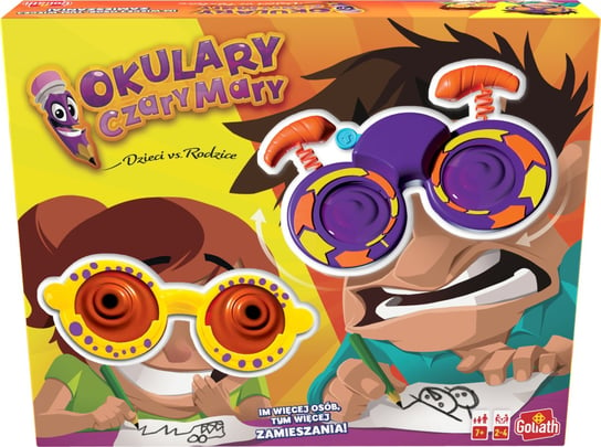 Okulary Czary Mary - Dzieci vs. Rodzice, gra planszowa, strategiczna, Goliath Games Goliath Games