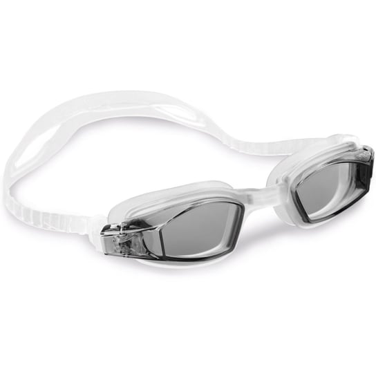 Okulary do pływania i nurkowania dla dziecka czarno-białe INTEX 55682 Intex