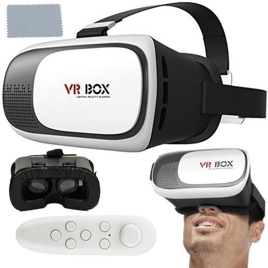 Okulary Gogle 3D Vr Box Virtual Reality +Kontroler Inna marka