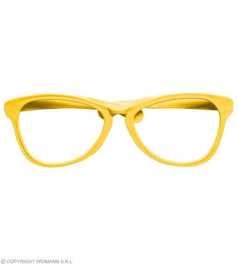 Okulary Klauna Gigantyczne Żółte Widmann