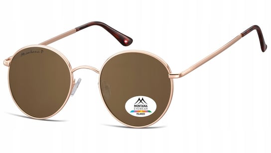 Okulary LENONKI Polaryzacyjne Słoneczne Okrągłe Montana