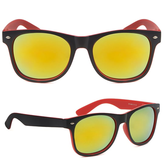 Okulary Lustrzanki Przeciwsłoneczne Nerdy Wayfarer - Ok-Sun-Dr-3605C3 Aleszale