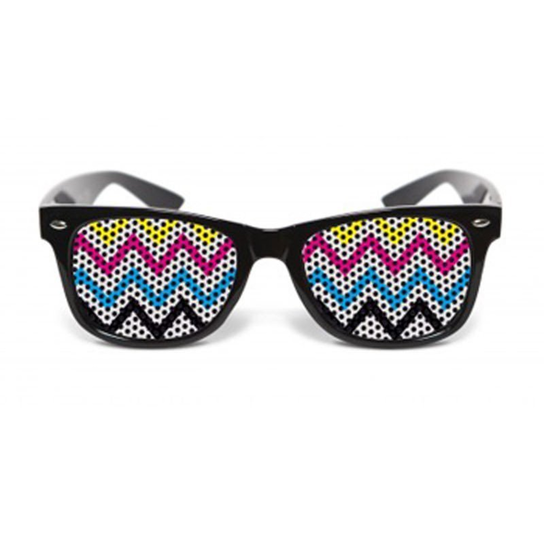 okulary NUNETTES - COLLECTION ZIGZAG BLACK Inna marka