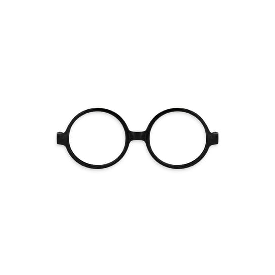Okulary okrągłe czarne Harry Potter rekwizyt 14cm Inna marka