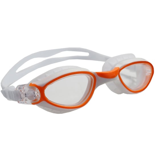 Okulary pływackie Crowell GS22 VITO biało-pomarańczowe 02 Crowell