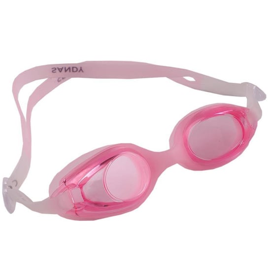Okulary Pływackie Dla Dzieci Crowell Sandy Różowo-Białe Crowell