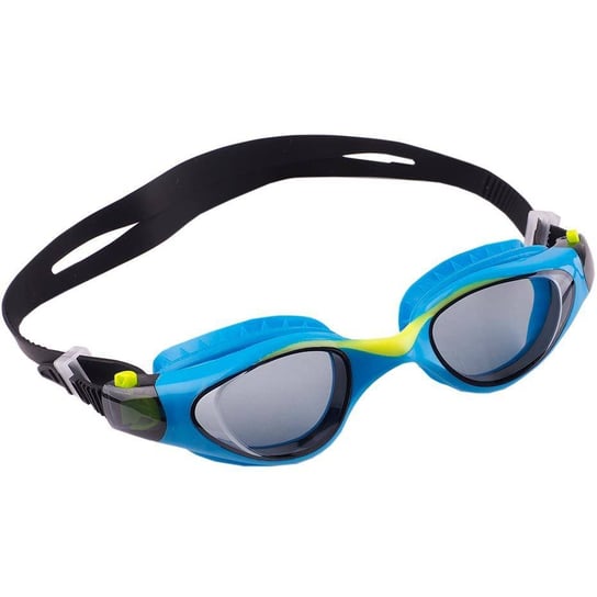 Okulary Pływackie Dla Dzieci Crowell Splash Niebiesko-Czarne Crowell