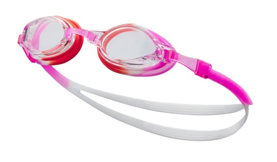 Okulary pływackie NIKE OS junior różowo-białe Inna marka