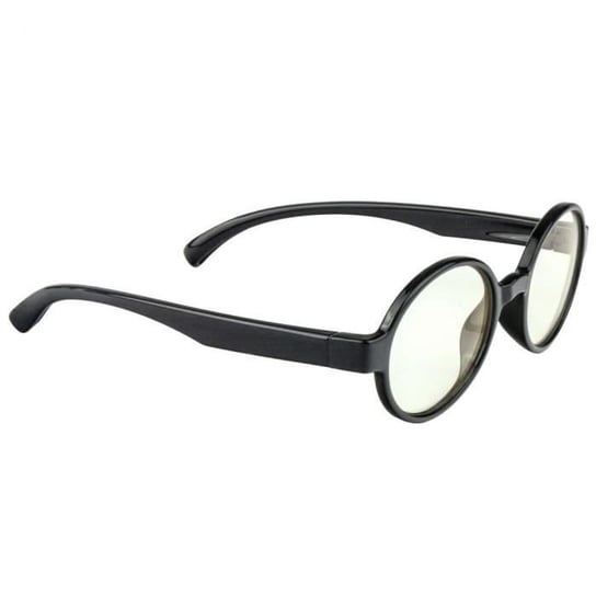 Okulary przeciw niebieskiemu światłu dla dzieci, okrągłe - Czarne Inny producent (majster PL)