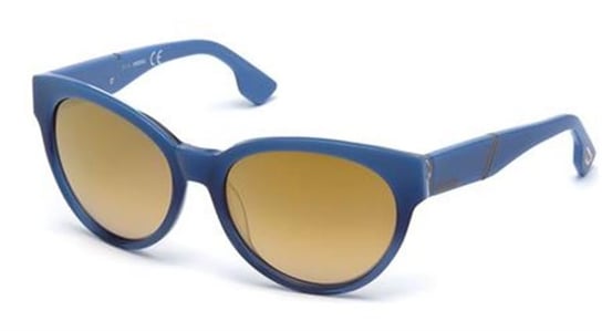 Okulary przeciwsłoneczne damskie DIESEL z filtrem, niebieskie Diesel