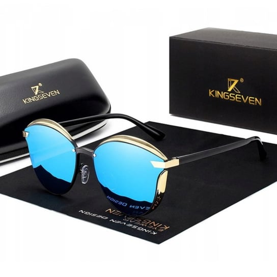 Okulary Przeciwsłoneczne Damskie Kingseven Kocie Blue Astra