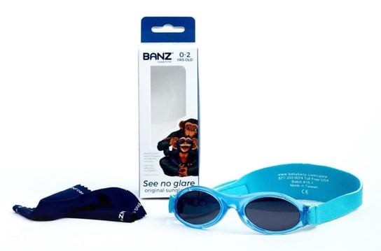 Okulary przeciwsłoneczne dzieci 0-2lat UV400 BANZ Baby Banz Bubzee Banz