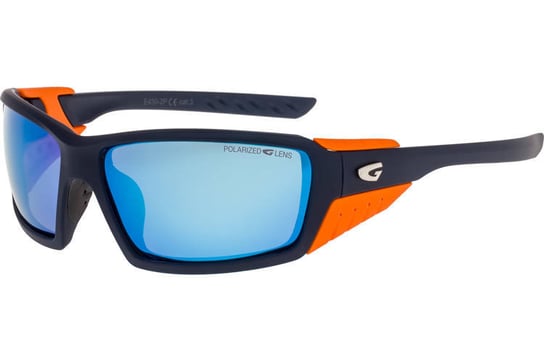 Okulary przeciwsłoneczne E450-2P matt blue/orange Goggle