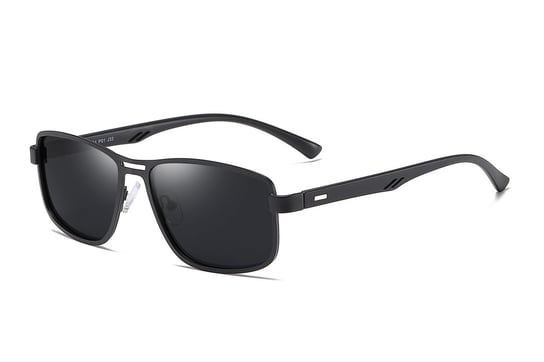 Okulary Przeciwsłoneczne Męskie Polaryzacyjne Aspezo Porto Czarno Srebrny Inna marka