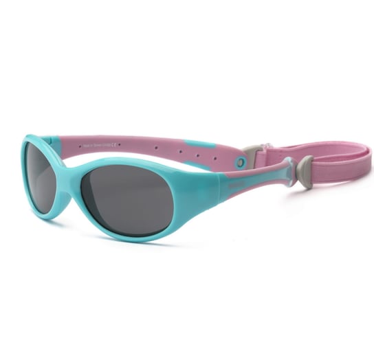 Okulary Przeciwsłoneczne Real Shades Explorer - Aqua And Pink 2+ Real Shades