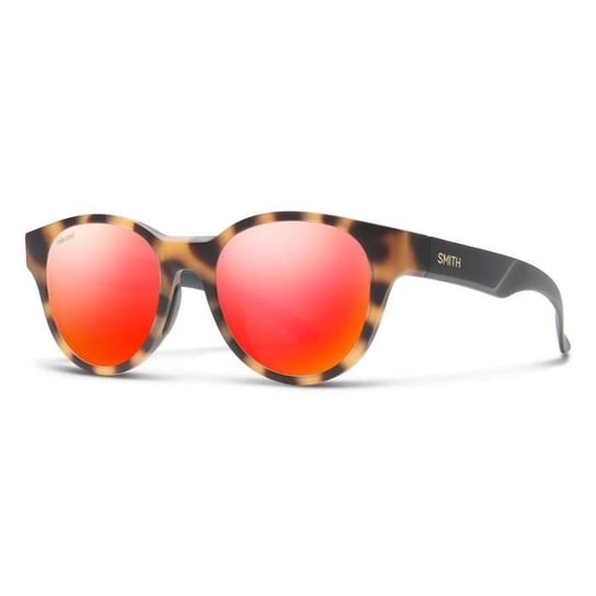 Okulary przeciwsłoneczne unisex Smith Snare, matowe, czarne, havana/czerwone Smith
