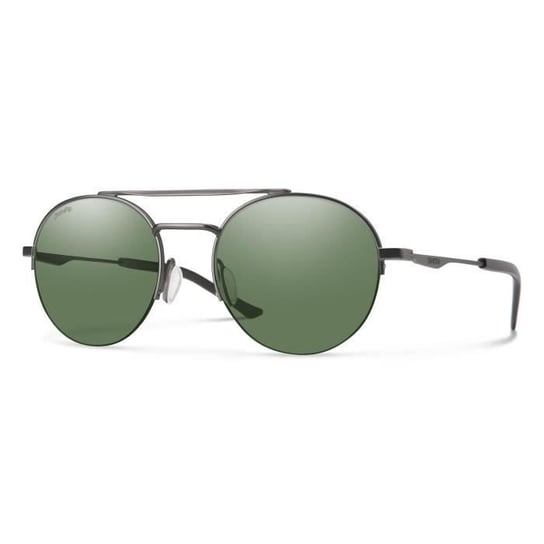 Okulary przeciwsłoneczne unisex Smith Transporter z polaryzacją w kolorze ciemnoszarym/zielonym Smith