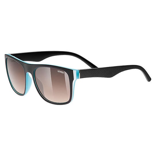 Okulary przeciwsłoneczne UVEX LGL 26, filtr UV400, unisex, czarno-niebieskie UVEX