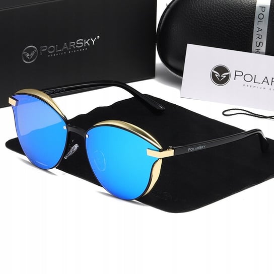 Okulary przeciwsłoneczne z polaryzacją UV400 damskie muchy PolarSky Inny producent