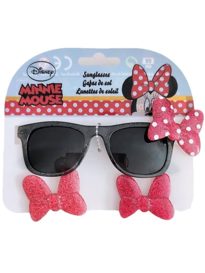 Okulary przeciwsłoneczne z przypinkami Myszka Minnie Kids Euroswan