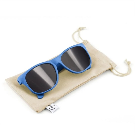 Okulary przeciwsłoneczne ze słomy pszenicznej B'RIGHT w kolorze niebieskim | Adam HelloShop