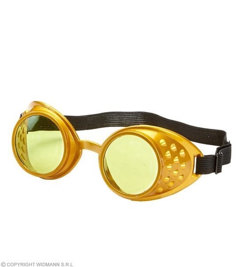 Okulary Steampunk Złote Widmann