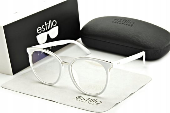 Okulary z filtrem niebieskim do ekranów lcd kocie ESTILLO