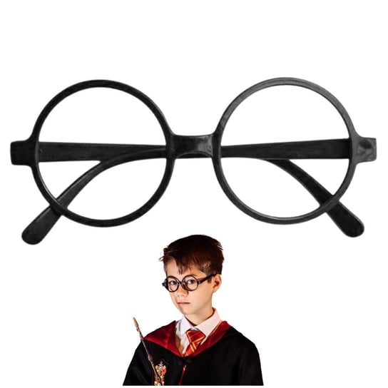 Okulary zerówki Harry Potter czarne Zolta